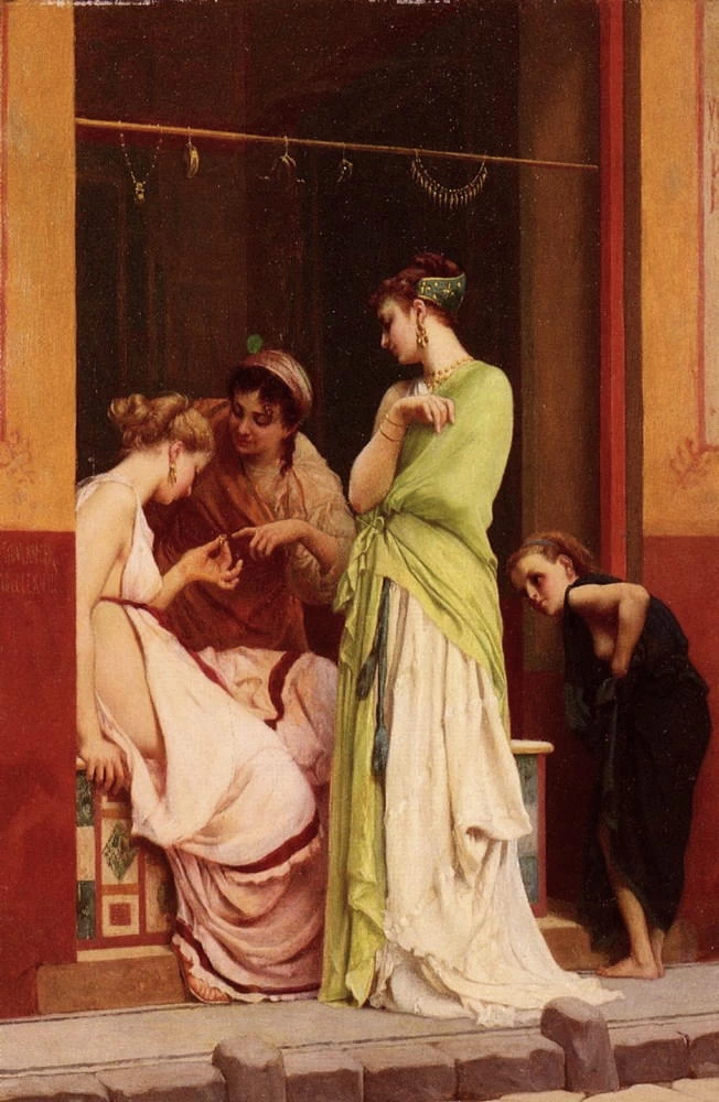 Un mercante di gioielli a Pompei